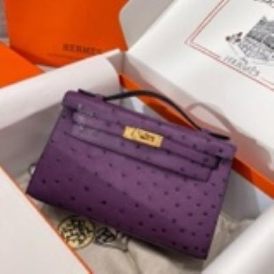 cheap quality Hermes ostrich Anemone GHW